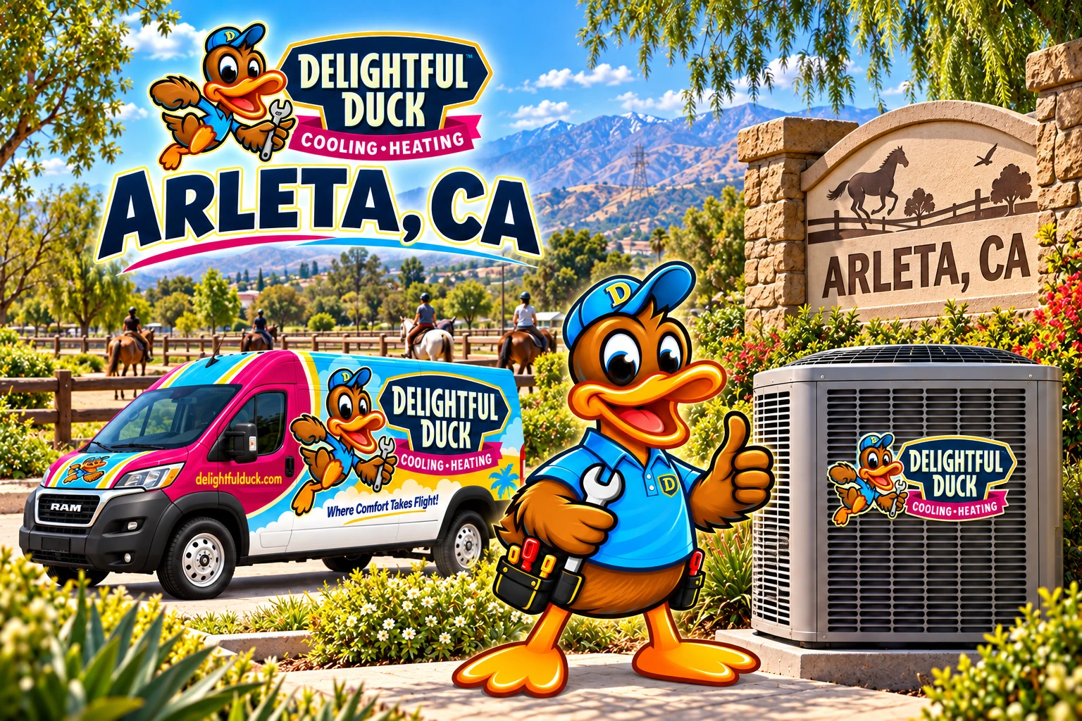 HVAC Services in Arleta, CA | Delightful Duck Cooling & Heating