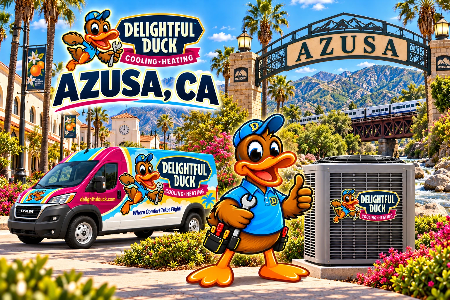 HVAC Services in Azusa, CA | Delightful Duck Cooling & Heating