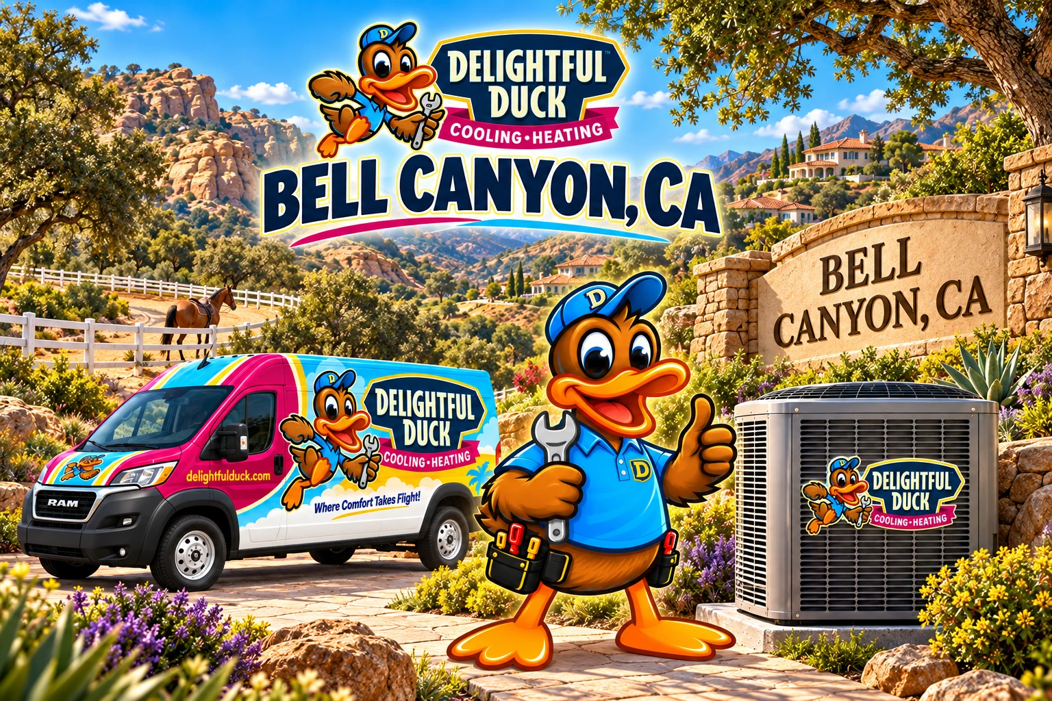 HVAC Services in Bell Canyon, CA | Delightful Duck Cooling & Heating