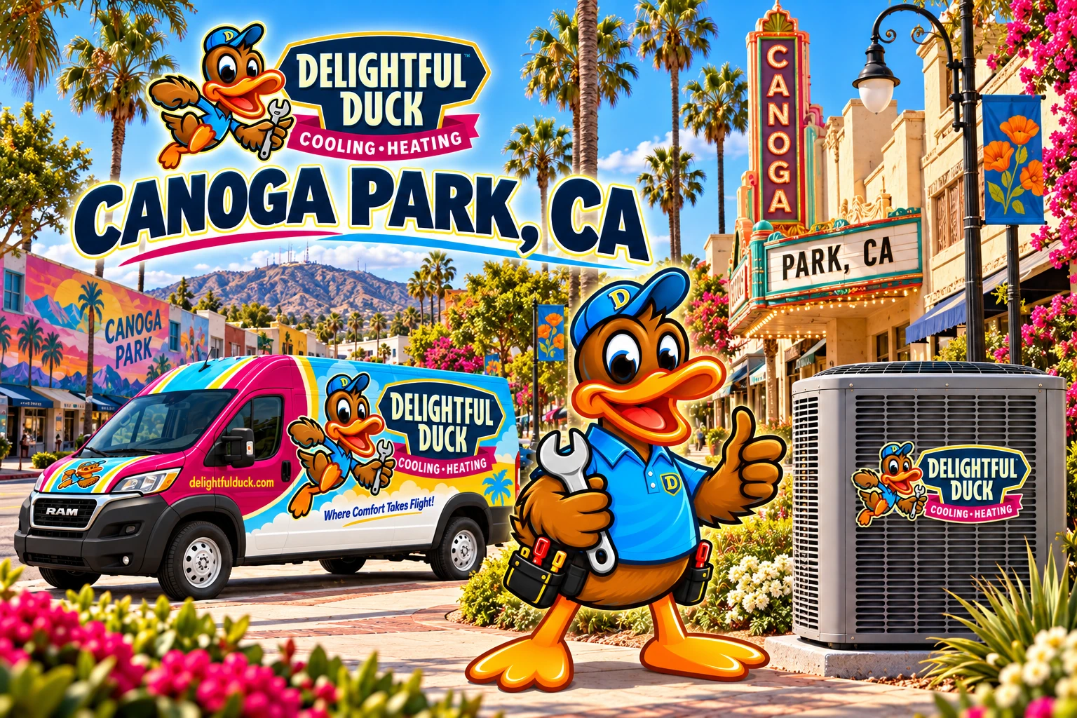 HVAC Services in Canoga Park, CA | Delightful Duck Cooling & Heating