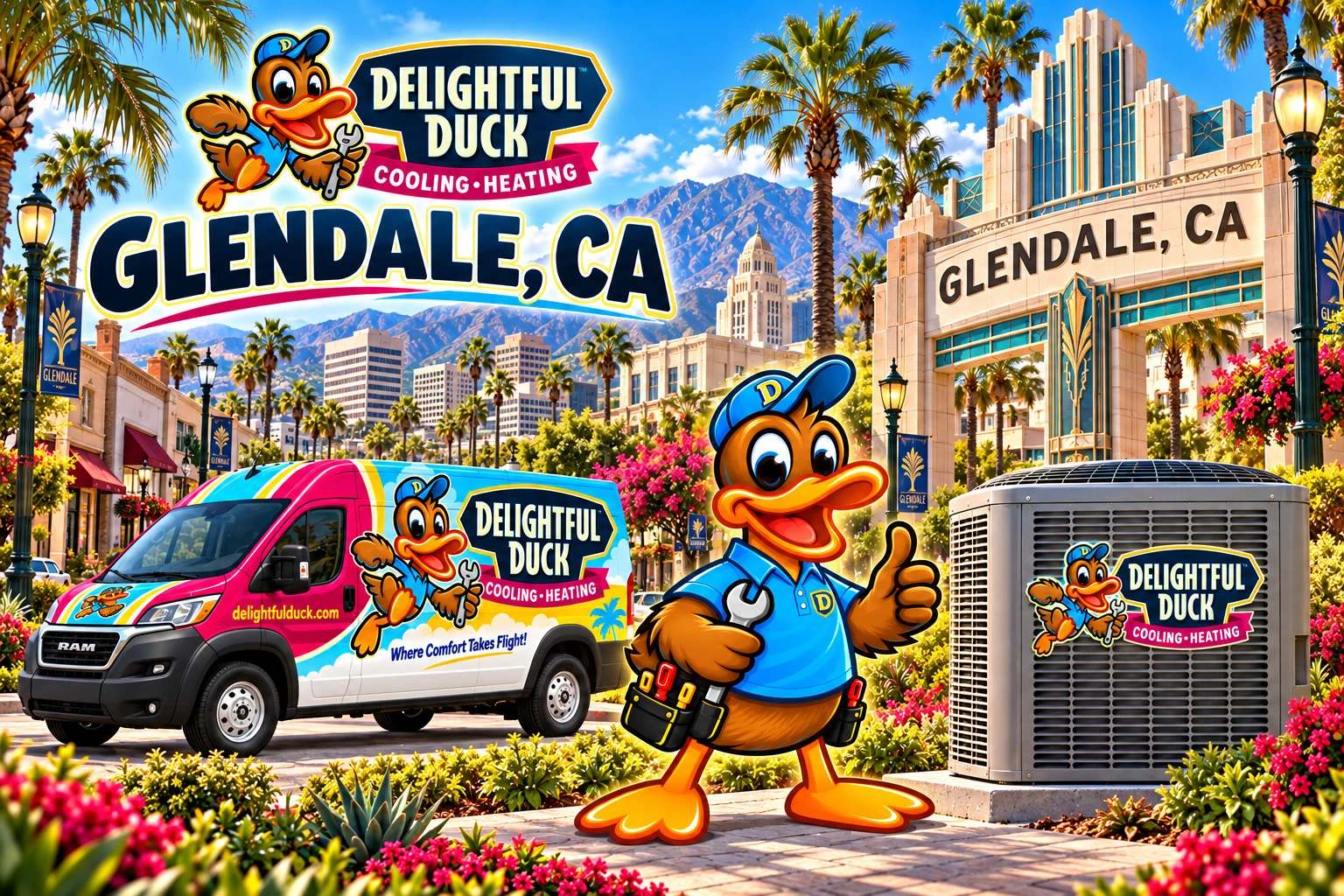 HVAC Services in Glendale, CA | Delightful Duck Cooling & Heating