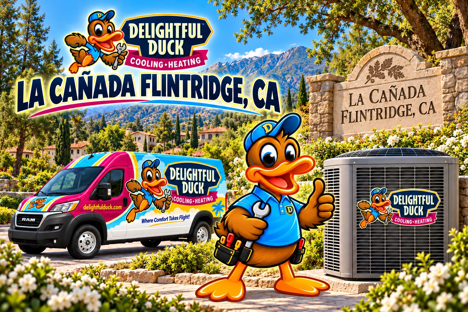 HVAC Services in La Cañada Flintridge, CA | Delightful Duck Cooling & Heating