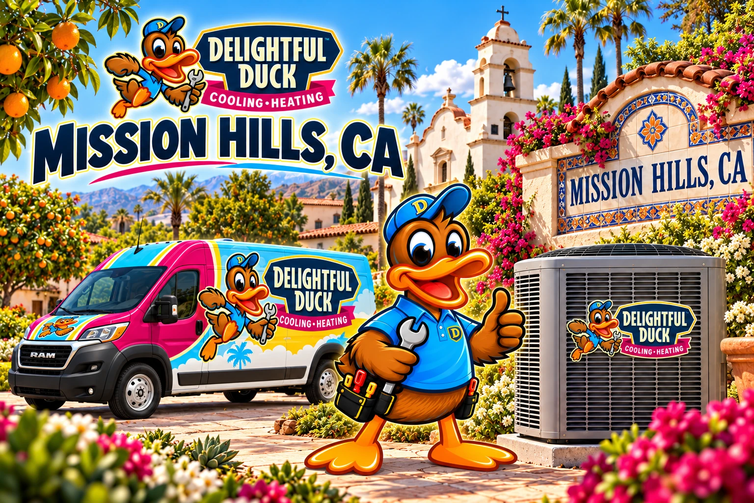HVAC Services in Mission Hills, CA | Delightful Duck Cooling & Heating