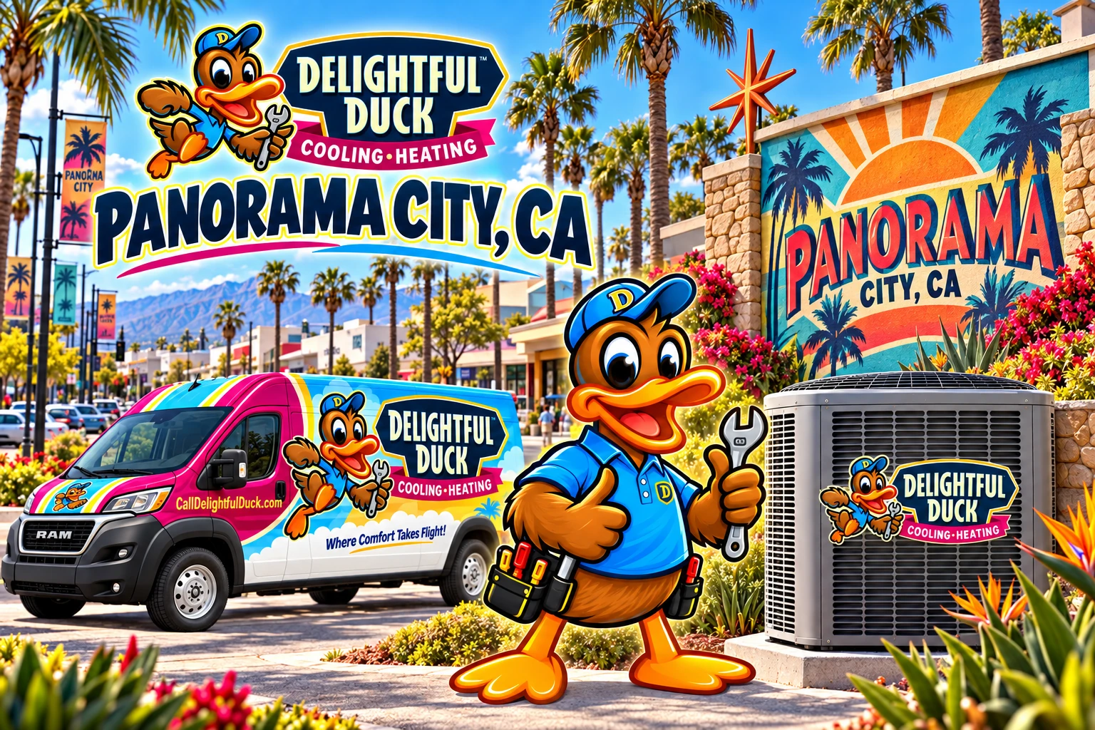 HVAC Services in Panorama City, CA | Delightful Duck Cooling & Heating