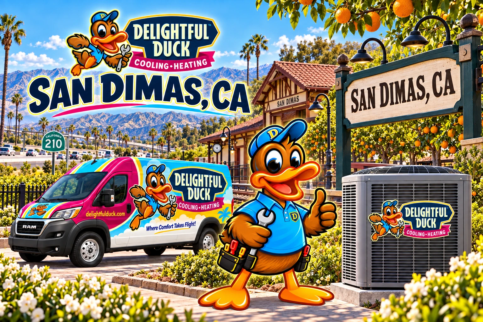 HVAC Services in San Dimas, CA | Delightful Duck Cooling & Heating