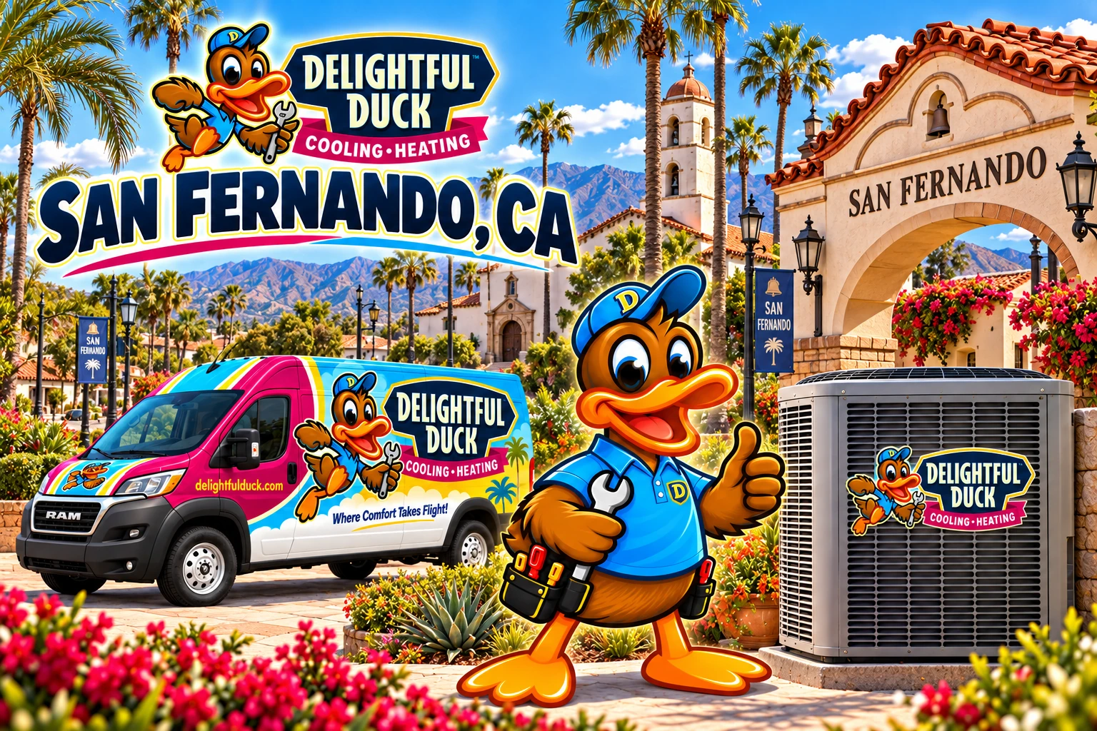 HVAC Services in San Fernando, CA | Delightful Duck Cooling & Heating