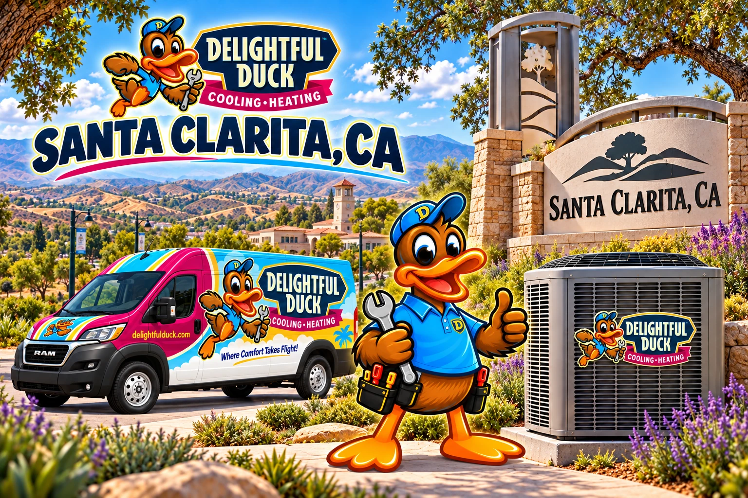 HVAC Services in Santa Clarita, CA | Delightful Duck Cooling & Heating