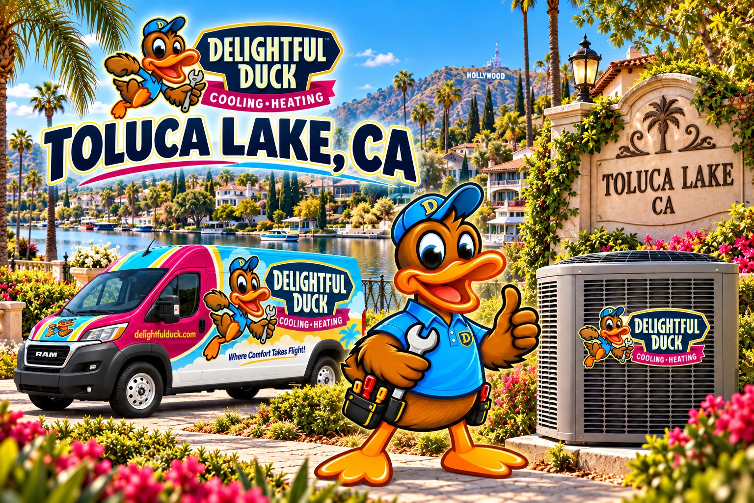 HVAC Services in Toluca Lake, CA | Delightful Duck Cooling & Heating