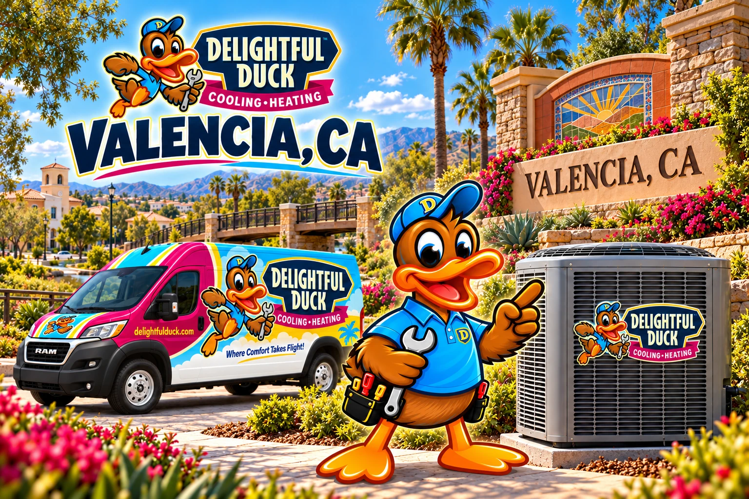 HVAC Services in Valencia, CA | Delightful Duck Cooling & Heating