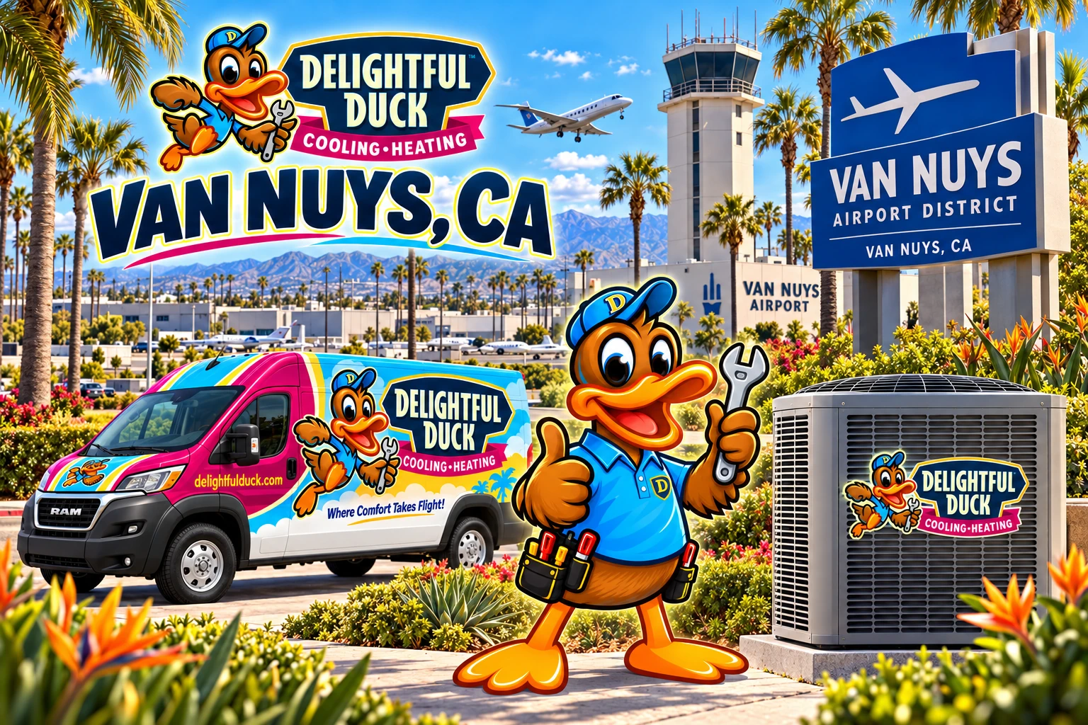HVAC Services in Van Nuys, CA | Delightful Duck Cooling & Heating